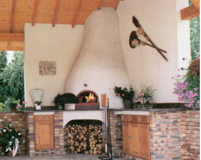 Вариант отделки печи